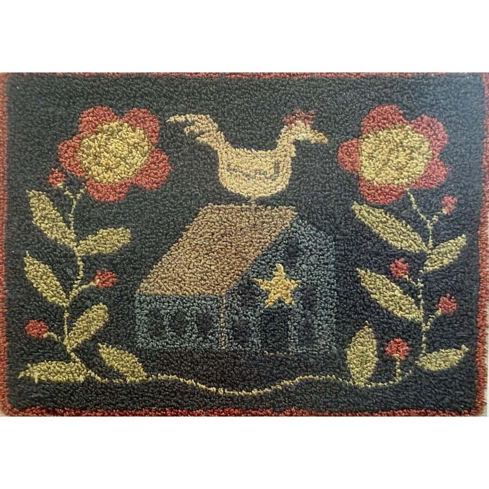 With Thy Needle & Thread THE HOMESTEAD Punch Needle Pattern/cloth Brenda Gervais